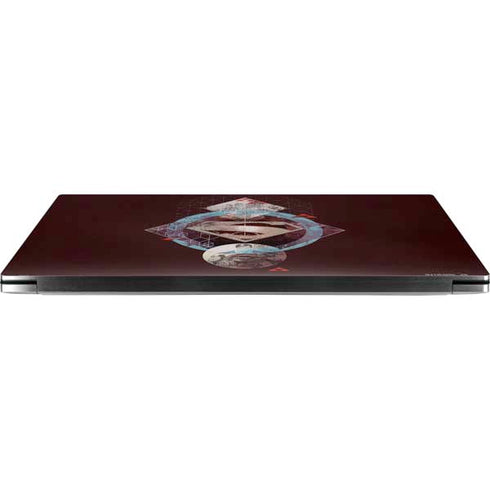 DC Comics Superman Purple Abstract Collage Dell XPS Skin
